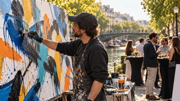 Découvrez comment un graffeur transforme vos événements en œuvres d'art